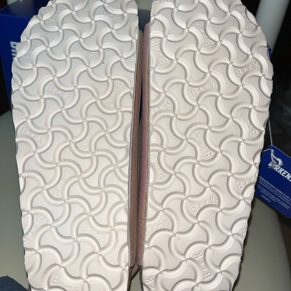Birkenstock Arizona washed mettalic suede leather size 38 - Picture 4 of 6